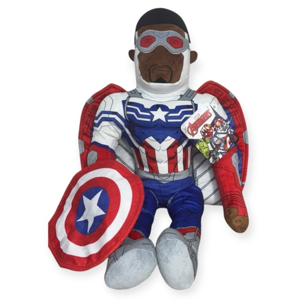 Marvel Red and Blue Stuffed Captain‎ America Plush